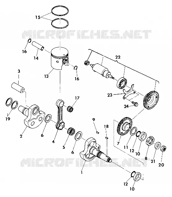 VILEBREQUIN AND PISTON ASSEMBLY (4918531853036A)