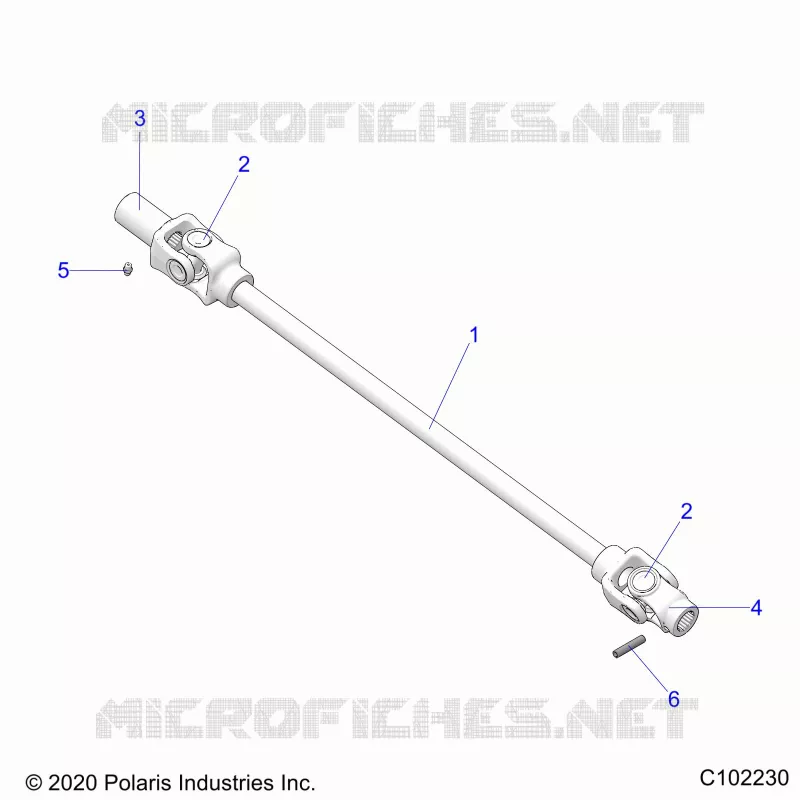 SYSTÃˆME DE TRANSMISSION, FRONT PROP SHAFT
