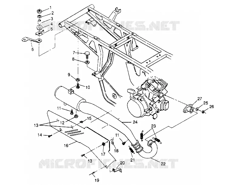 ECHAPPEMENT Sportsman 4x4 W948040 (4926842684A010)