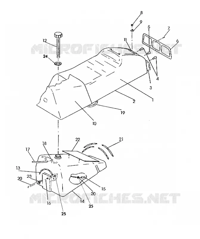 SIEGE/RESERVOIR ASSEMBLY 650 (4921312131003A)