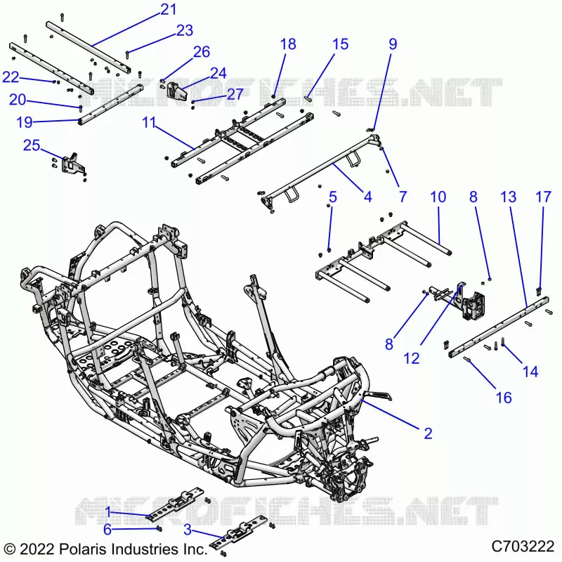 CHASSIS, MAIN CADRE