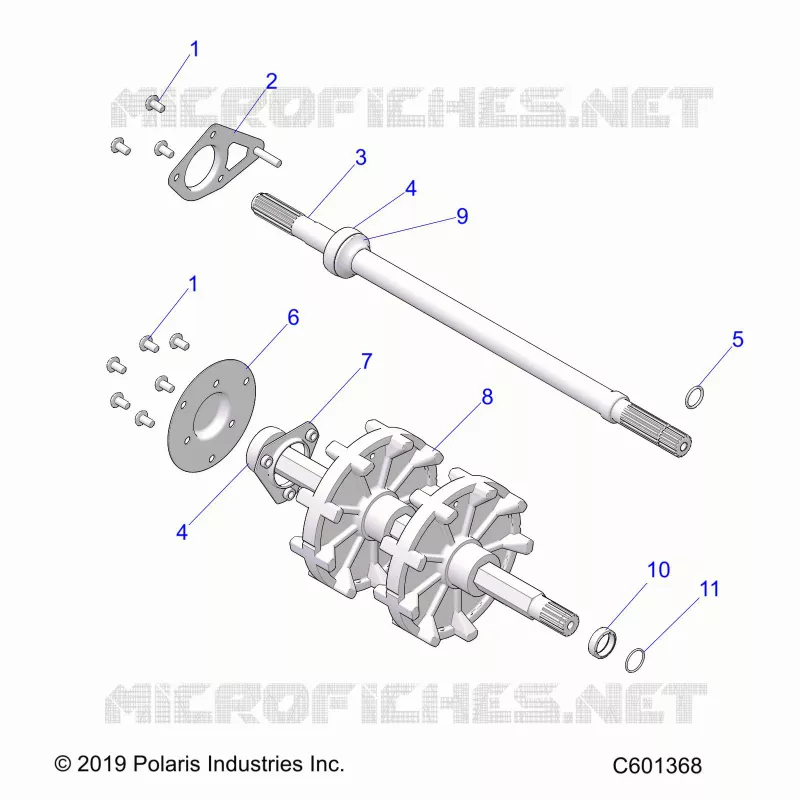 DRIVE TRAIN, JACKSHAFT AND ARBRE DE TRANSMISSION