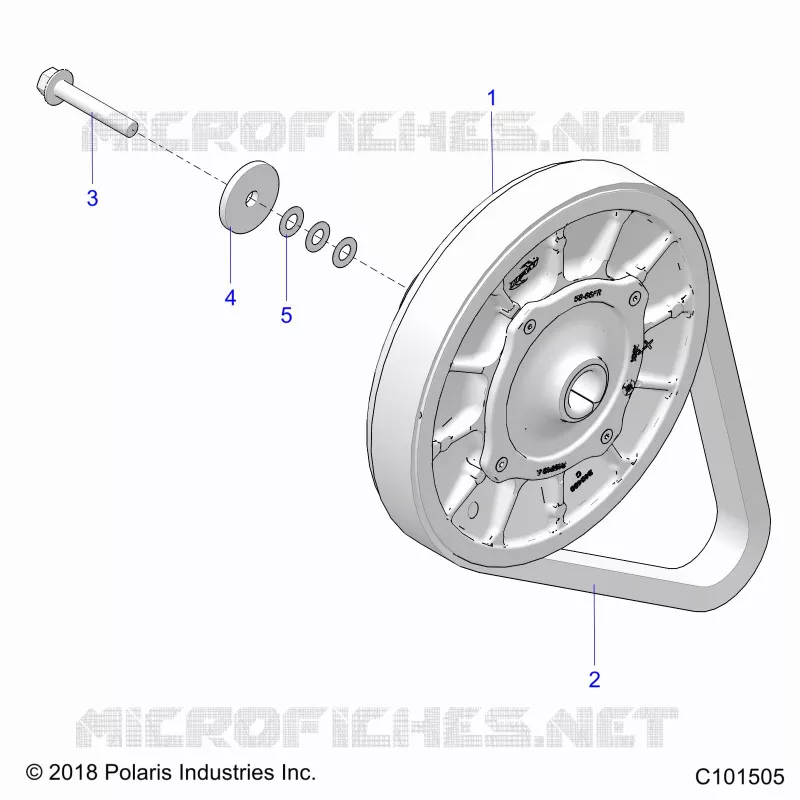 SYSTÃˆME DE TRANSMISSION, SECONDARY CLUTCH