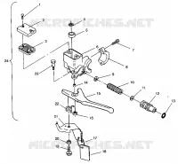 MAITRE CYLINDRE RXL 0940768 and RXL TOURING 0940869 (4925062506015A)