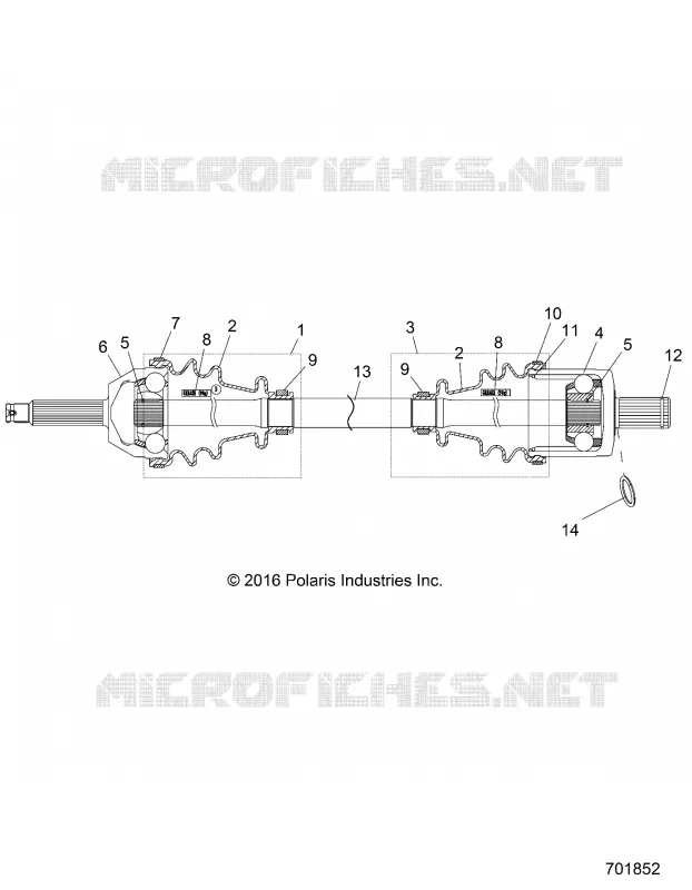 DRIVE TRAIN, TRANSMISSION AVANT SHAFT