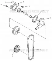 POMPE A EAU CLASSIC TOURING 0963365 and EUROPEAN CLASSIC TOURING E963365 (4933623362C010)