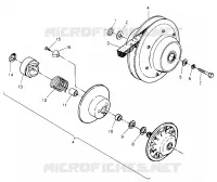 EMBRAYAGE DE TRANSMISSION XPLORER 300 W969130 (4935903590C003)