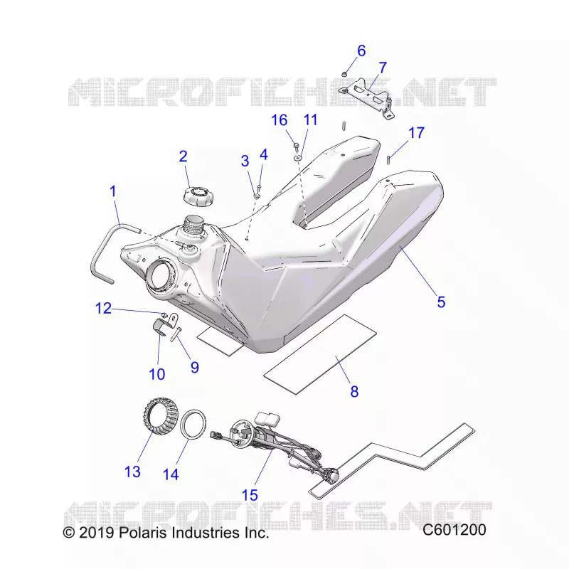 SYSTÃˆME D'ALIMENTATION, FUEL TANK ASM.