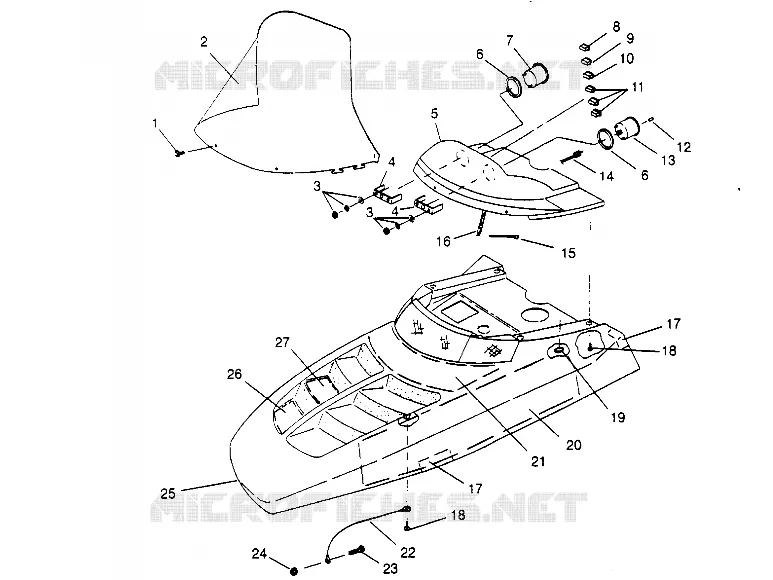 CAPOT 440 0952760, 440 SKS 0952560,  and EUROPEAN 440 SKS E952560 (4929032903A012)
