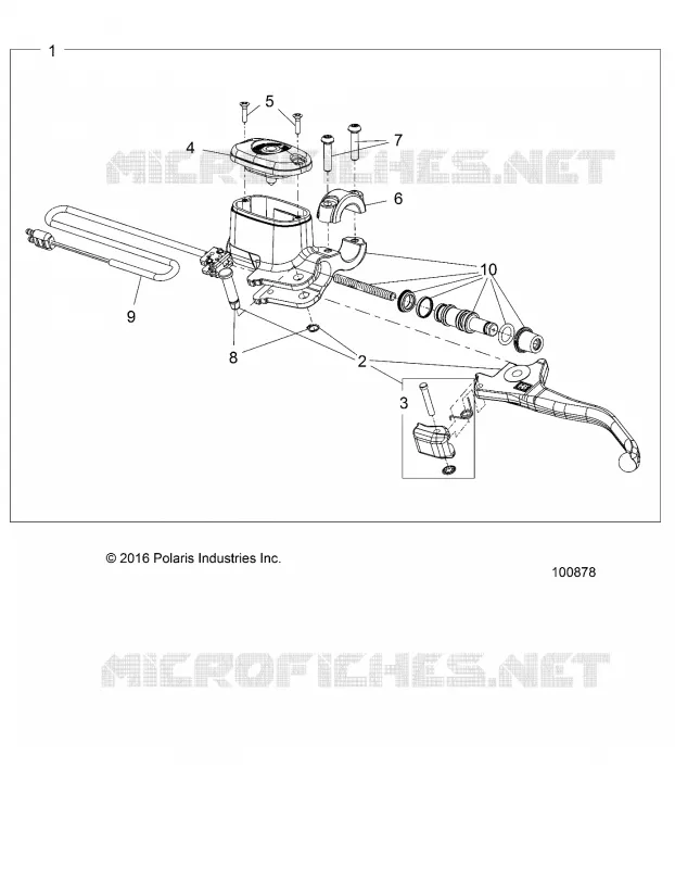 BRAKES, FRONT BRAKE LEVER AND MASTER CYLINDRE