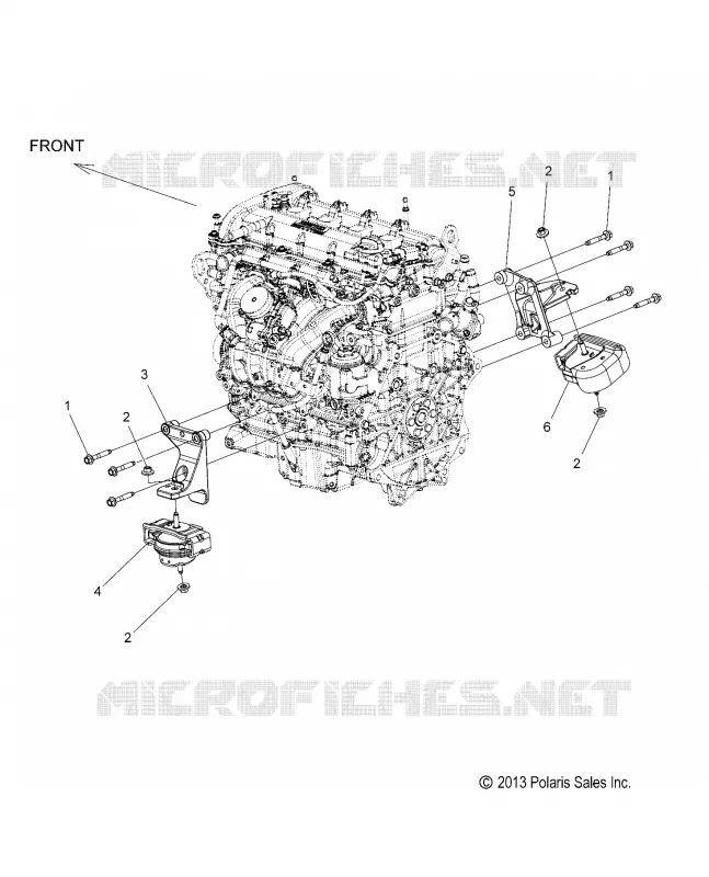 ENGINE, SUPPORT MOTEUR