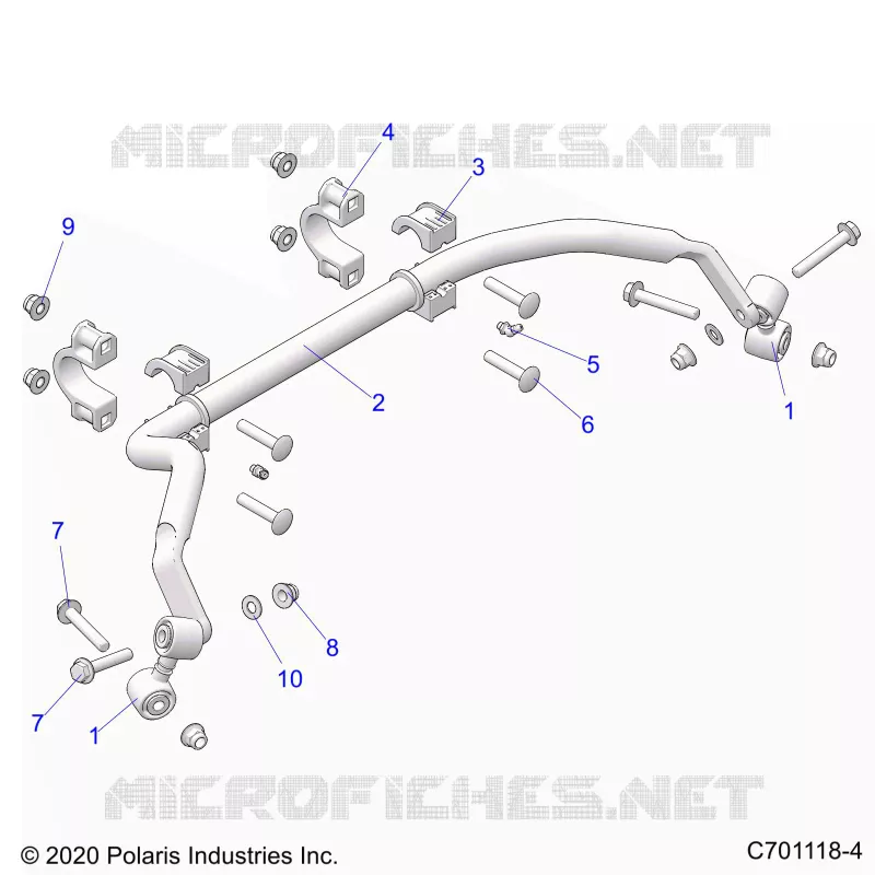 SUSPENSION, REAR BARRE STABILISATRICE