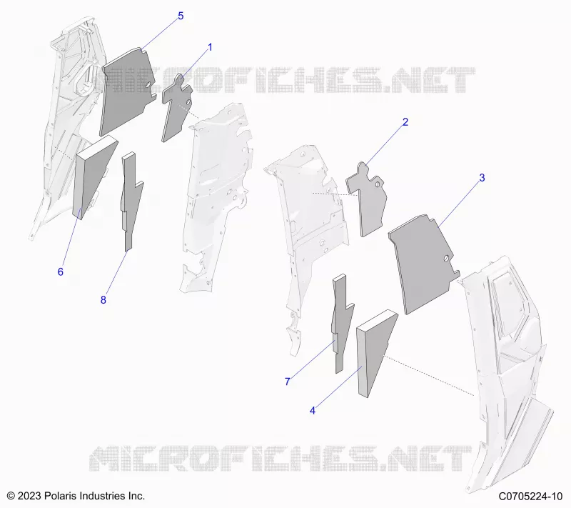 BODY, PILLAR FOAM AND LINERS