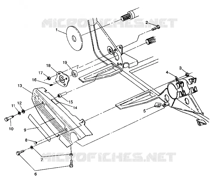 COUVERCLE DE CHAINEE ASSEMBLY 4X4 250 W938127 (4924042404028A)