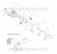 BRAKES, ETRIER DE FREIN ARRIERE