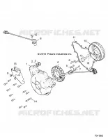 ENGINE, STATOR AND VOLANT MOTEUR