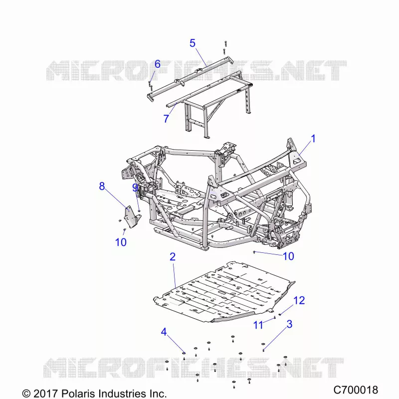 CHASSIS, MAIN FRAME AND SKID PLATES