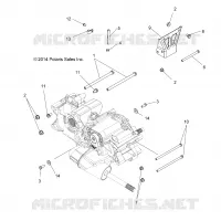 SYSTÈME DE TRANSMISSION, MAIN GEARCASE MOUNTING