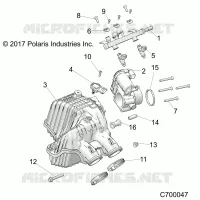 ENGINE, PRISE D'AIR MANIFOLD EVAP 50S