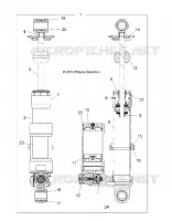 SUSPENSION, AMORTISSEUR AVANT, INTERNALS
