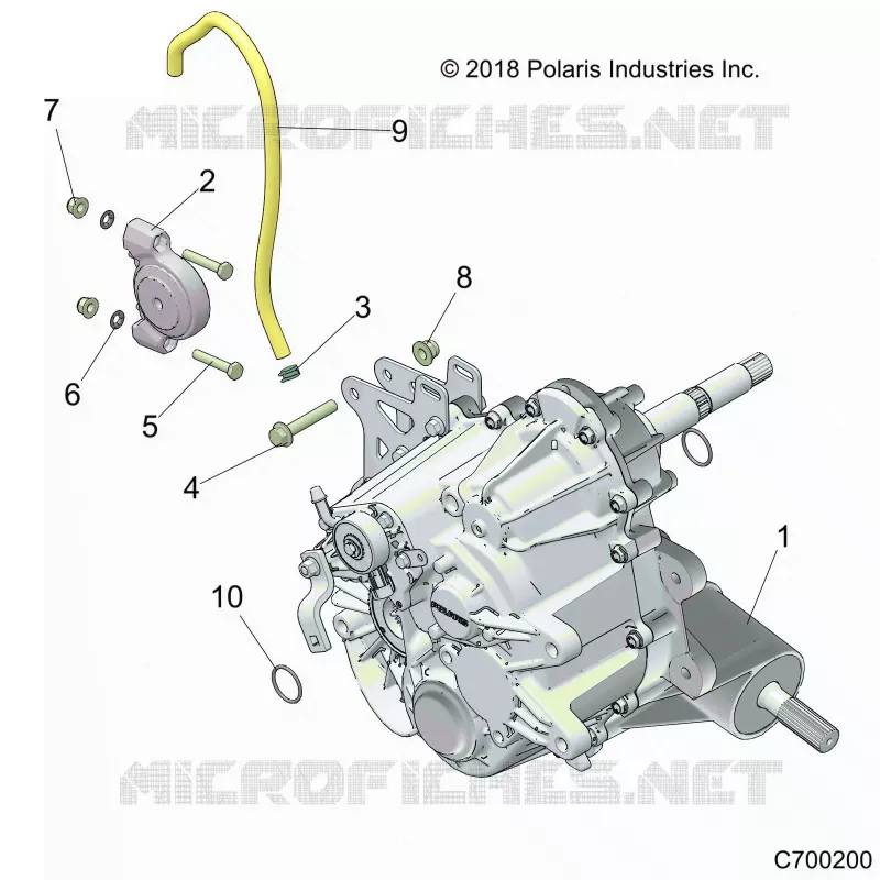SYSTÃˆME DE TRANSMISSION, MAIN GEARCASE MOUNTING