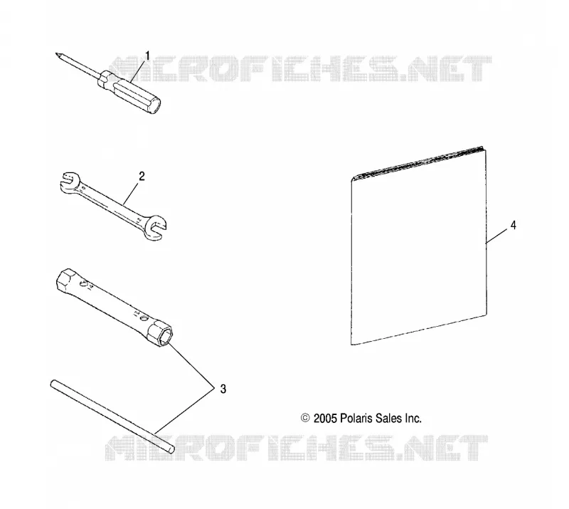 REFERENCES, MANUEL DU PROPRIETAIRE AND TOOL KIT