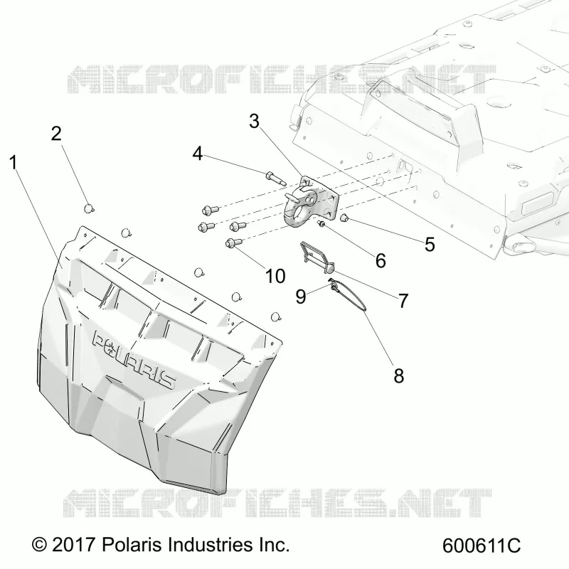 SNOW FLAP AND HITCH