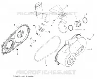 COUVERCLE D'EMBRAYAGE AND DUCTING