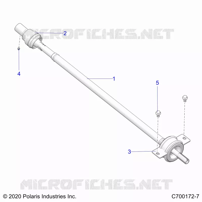 SYSTÃˆME DE TRANSMISSION, REAR PROP SHAFT