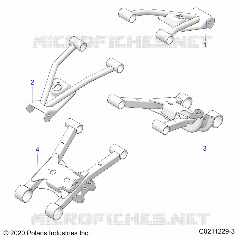 SUSPENSION ARRIERE CONTROL ARMS
