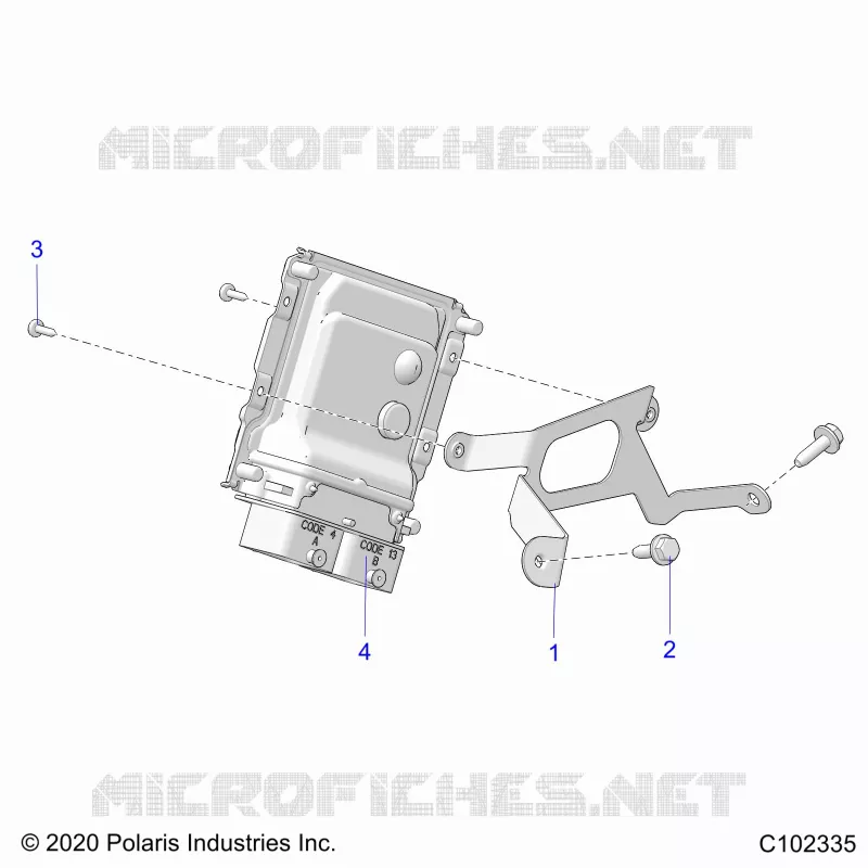 ELECTRICITE, ECU MOUNTING