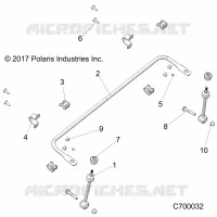 SUSPENSION AVANT STABILIZER BAR