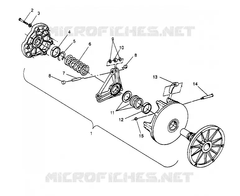 EMBRAYAGE DE TRANSMISSION SPORT 0960443, SPORT TOURING 0960243  AND EUROPEAN SPORT TOURI (4932223222C005)
