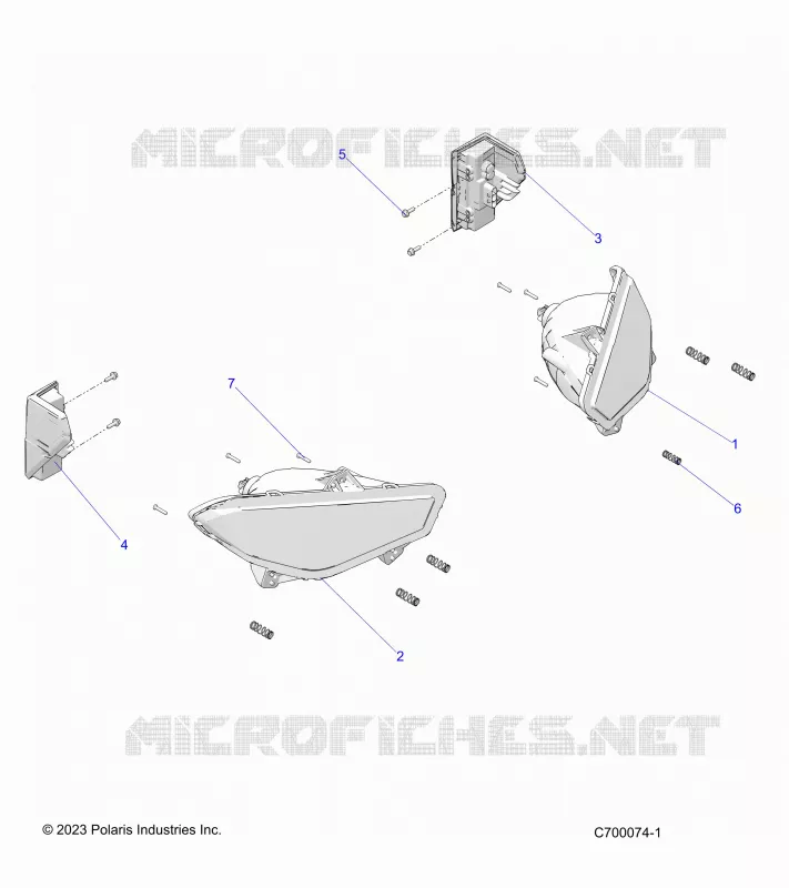 ELECTRICITE, HEADLIGHTS AND TAILLIGHTS