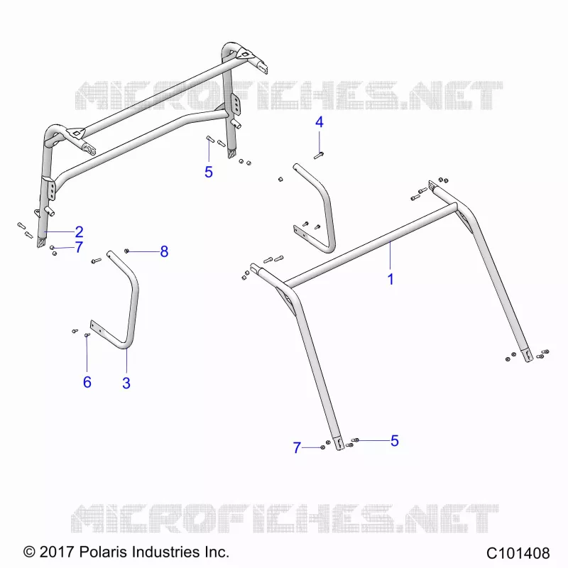 CHASSIS, CAB CADRE AND SIDE BARS