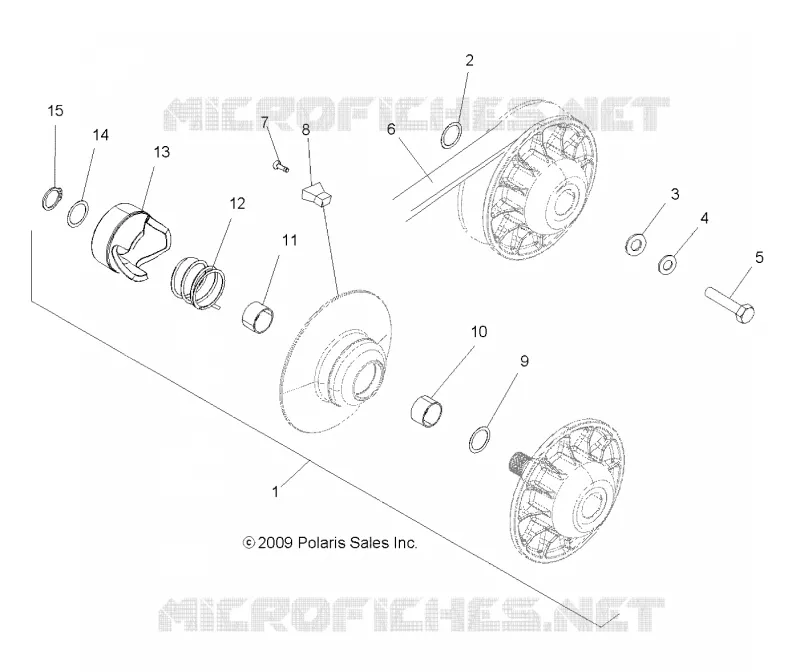 SYSTÈME DE TRANSMISSION, SECONDARY CLUTCH