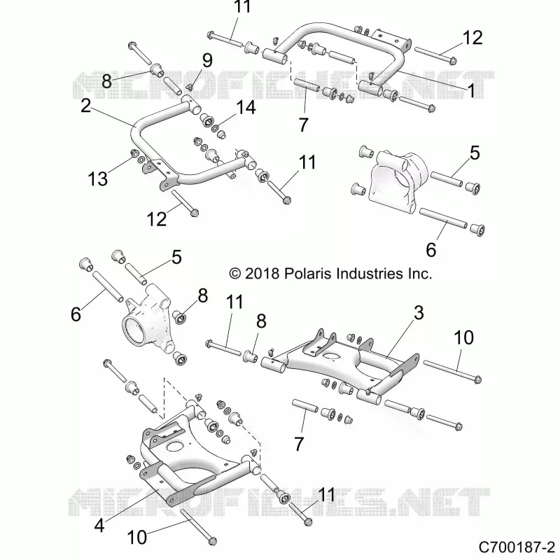 SUSPENSION ARRIERE CONTROL ARMS