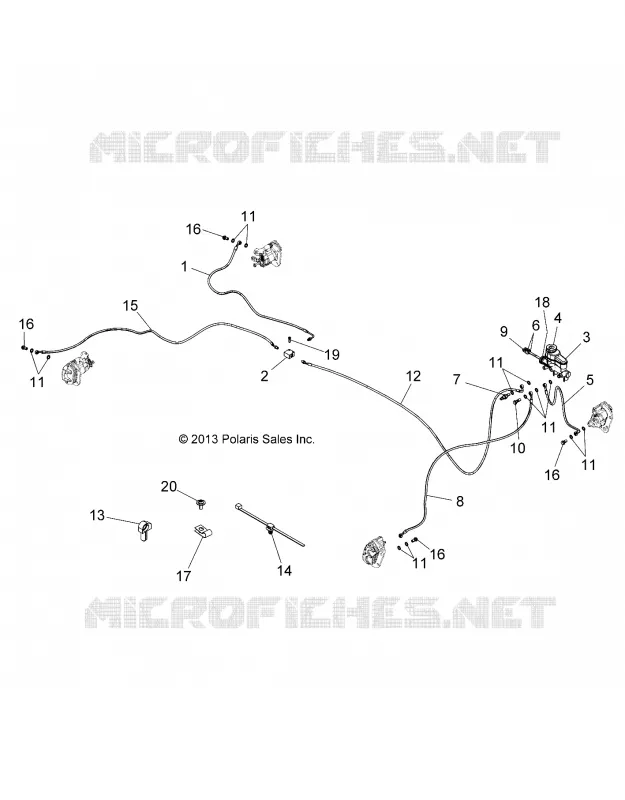 BRAKES, LINES AND MAITRE CYLINDRE