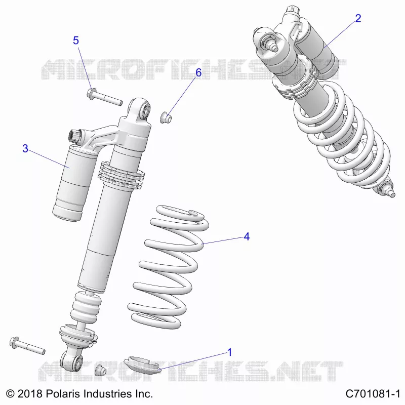 SUSPENSION, AMORTISSEUR AVANT MOUNTING