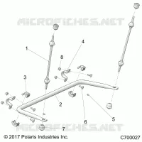 SUSPENSION, REAR BARRE STABILISATRICE