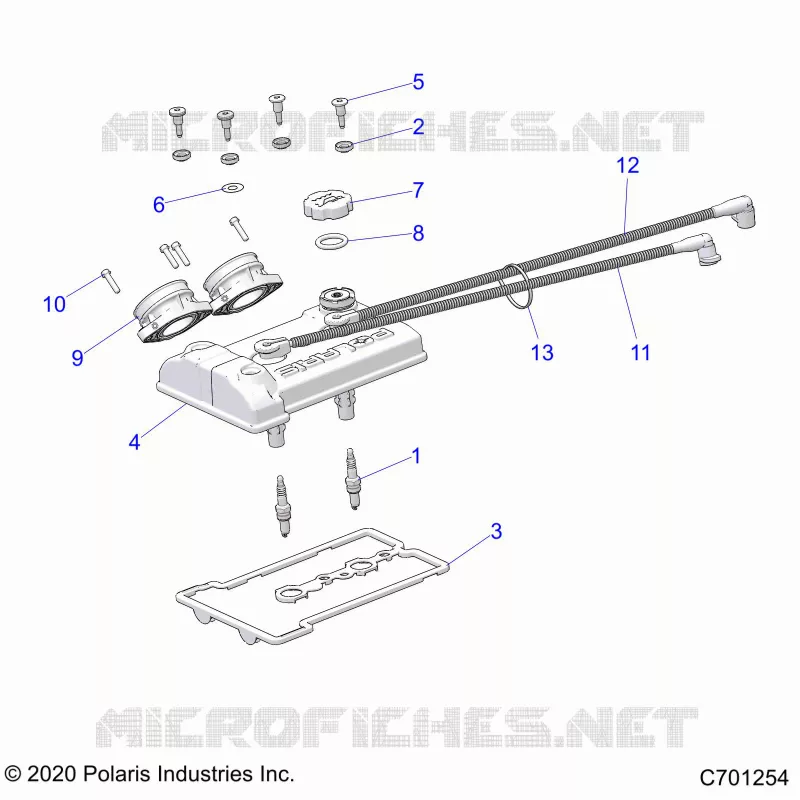 ENGINE, THROTTLE BODY AND COUVERCLE SOUPAPE