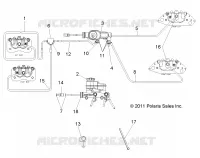BRAKES, LINES AND MAITRE CYLINDRE