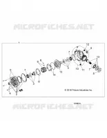 SYSTEME DE TRANSMISSION, FRONT GEARCASE INTERNALS