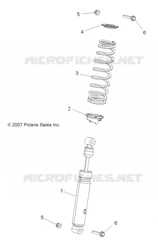 SUSPENSION, AMORTISSEUR AVANT