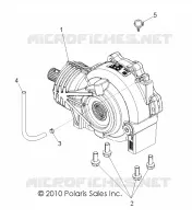 SYSTÈME DE TRANSMISSION, FRONT GEARCASE