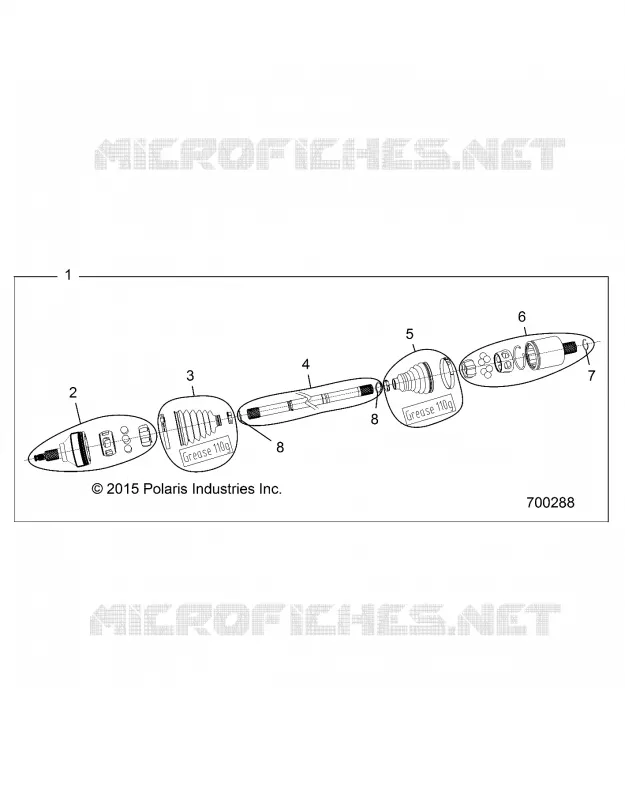 DRIVE TRAIN, HALF ARBRE DE TRANSMISSION ARRIERE