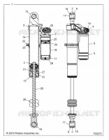 SUSPENSION, AMORTISSEUR ARRIERE INTERNALS