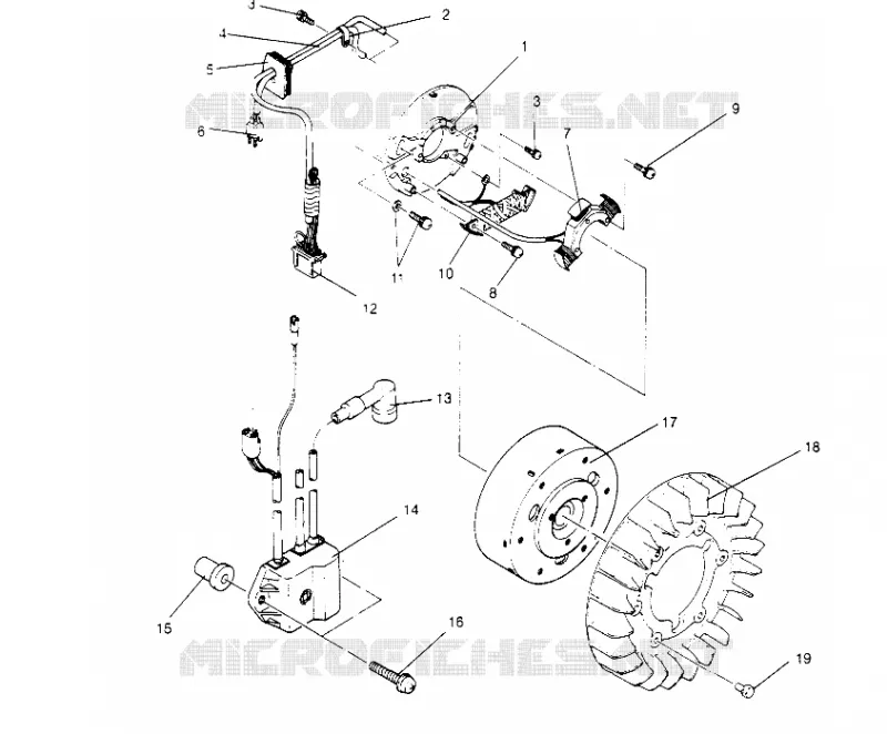 STATOR ASSEMBLY LITE 0953433, STARLITE 0953427  and LITE DELUXE 0953431 (4928902890D005)