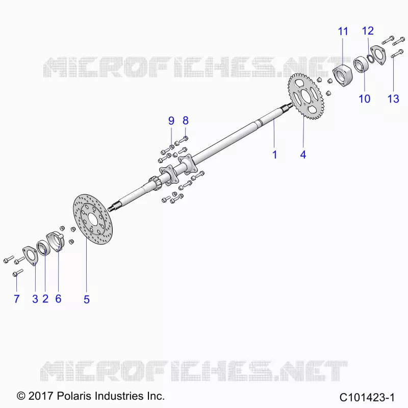 SUSPENSION ARRIERE AXLE