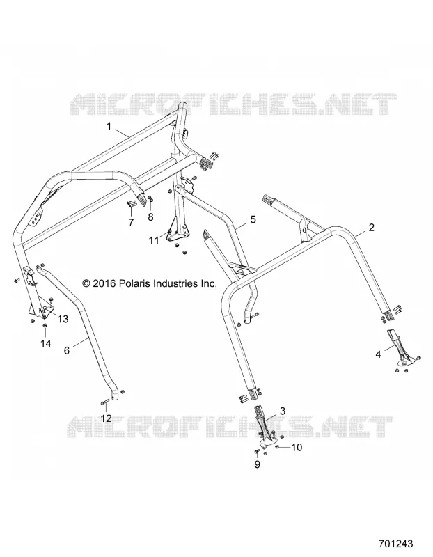 CHASSIS, CAB CADRE